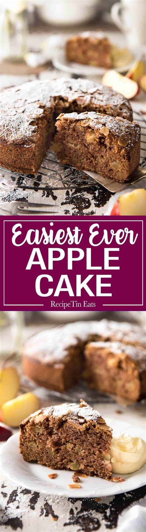 Easiest Ever Moist Apple Cake Recipetin Eats