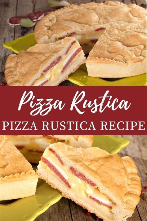 Pizza Rustica Recipe Pizza Chiena Pizzagaina Easter Pie