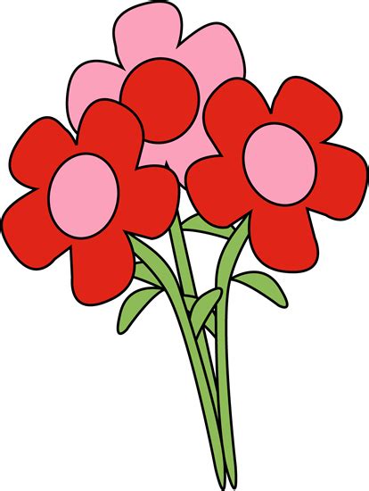 Valentine's Day Flowers Clip Art - Valentine's Day Clip Art Flowers ...