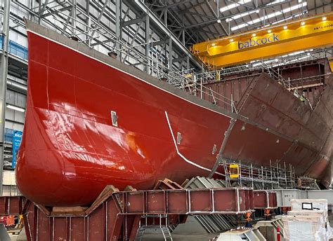 The First Of The Royal Navy S Type Frigates Takes Shape In Rosyth