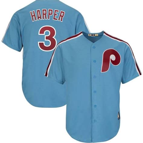 Bryce Harper Philadelphia Phillies Powder Blue Jersey | Dynasty Sports ...