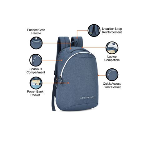 Buy Aristocrat Zeal Laptop Backpack Blue Online