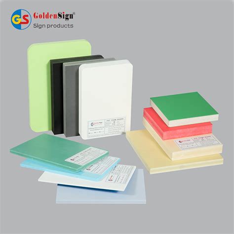 Goldensign Different Colorful Mm Pvc Celuka Foam Board Pvc