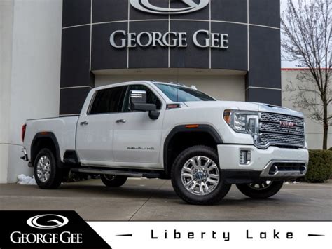 Pre Owned 2020 Gmc Sierra 3500hd Denali 4d Crew Cab In Liberty Lake Wj65095 George Gee Buick