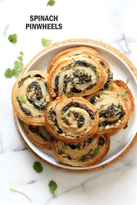 Vegan Spinach Pinwheels With Cream Cheese Vegan Richa