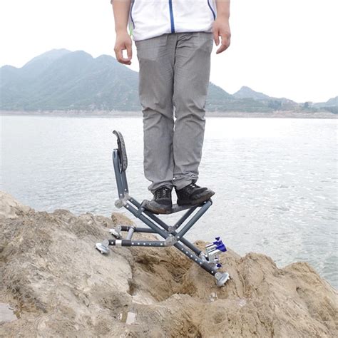 New Aluminum Alloy Folding Fishing Chair Floating Fishing Chair With
