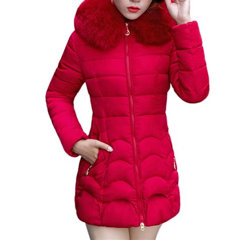 KIHOUT Jackets For Women Deals Women Hooded Outwear Warm Coat Long