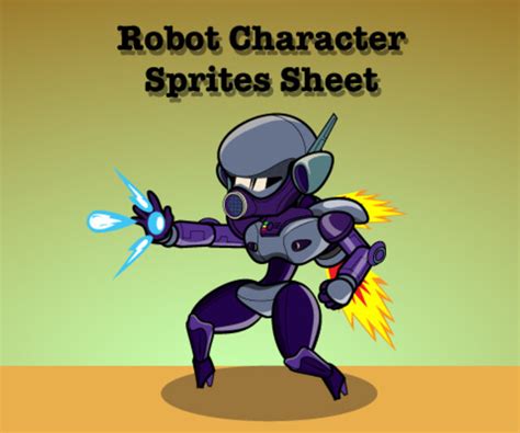 ArtStation - robot character sprite sheet | Game Assets