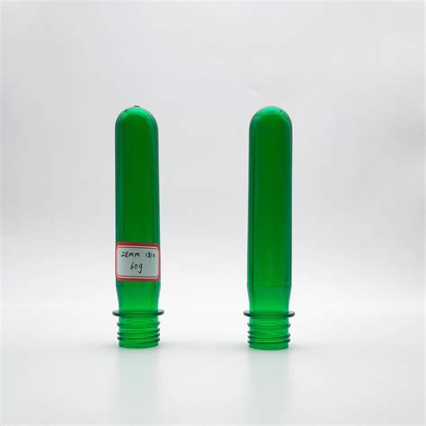 Custom Green Color 28mm Neck Pco 1810 60g Plastic Pet Water Bottle