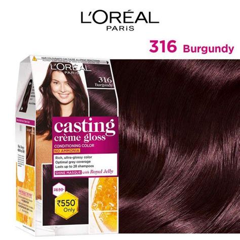 Loreal Paris Casting Creme Gloss Hair Color Burgundy Ml