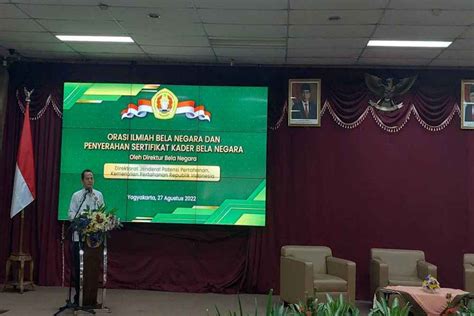 UPN Veteran Yogyakarta Serahkan Sertifikat Bela Negara Pada Mahasiswa Baru