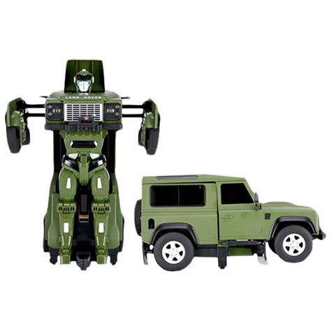 Electro Toys Rastar Transformers Land Rover Defender 76400 Green