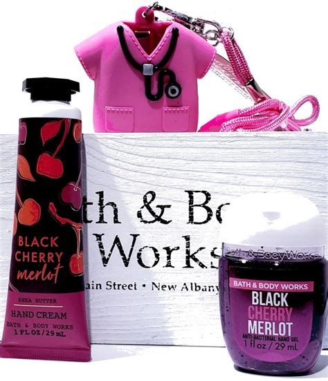 Bath Body Works Lotion Essential Oil Mist Black Cherry Merlot Hand