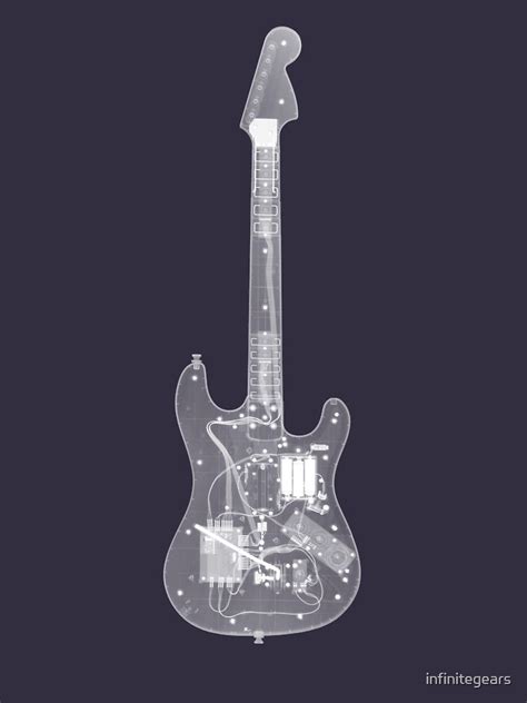 Rockband Guitar Controller X Ray Image T Shirt By Infinitegears Redbubble