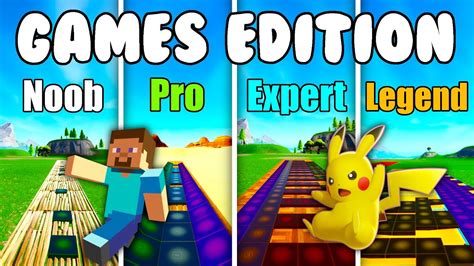 Fortnite Music Blocks Games Edition Noob Vs Pro Vs Expert Vs Legend