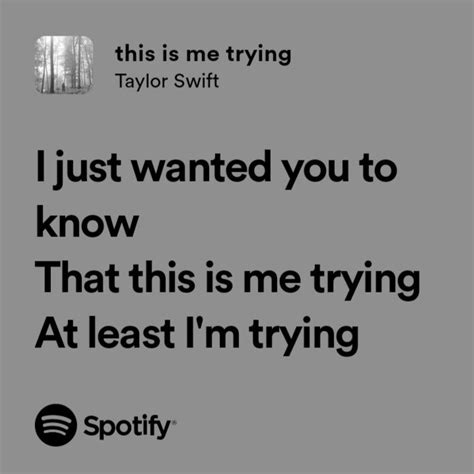 Taylor Swift This Is Me Trying Pretty Lyrics Meaningful Lyrics Rap Lyrics Quotes