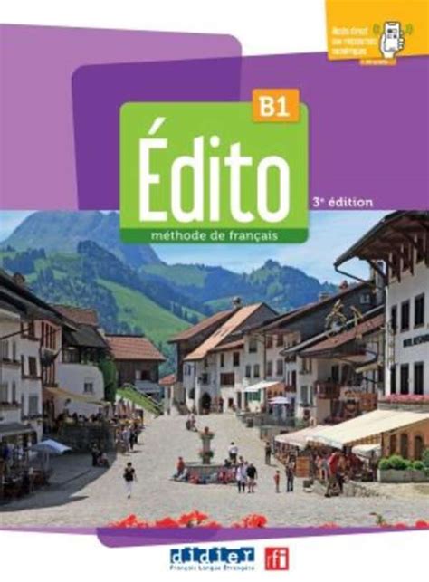 Édito B1 3e édition Méthode de français Livre de l élève Buch jpc