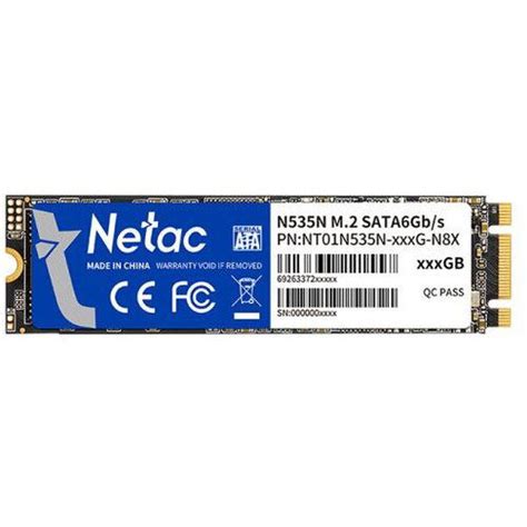 Netac SSD M 2 512GB N535N 2280 SATAIII NT01N535N 512G N8X EPonuda