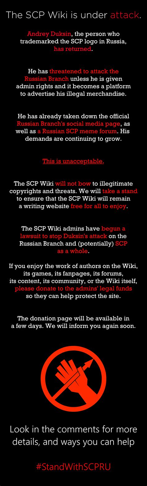 The Scp Wiki Is Under Attack Rscp