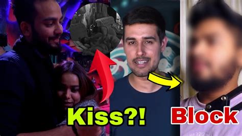 Elvish Yadav Kiss Manisha Rani In Bigg Boss Dhruv Rathee Blocked