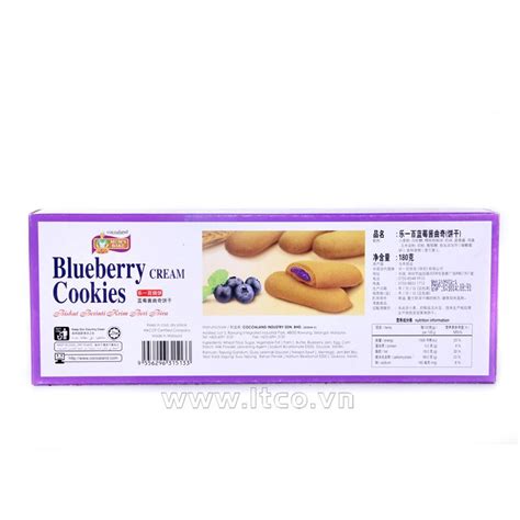 Blueberry Cream Cookies Mum s Bake Bánh quy nhân kem Việt Quất 180g