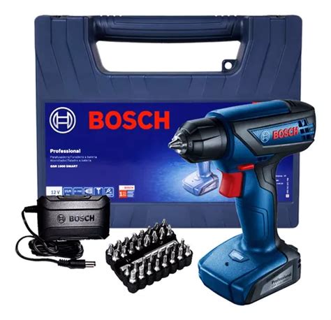 Taladro y destornillador Bosch Gsr 1000 Smart a batería de 12 V color