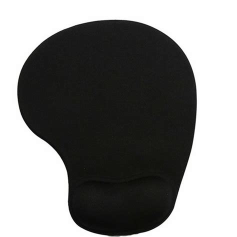 Jual Bantalan Mouse Silikon Mousepad Memory Foam Hitam Kab