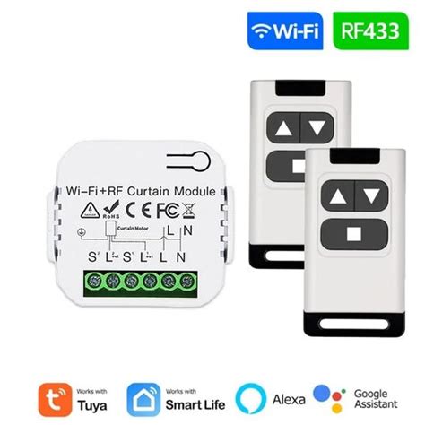 Interrupteur Intelligent Pour Rideaux Commutateur Wifi Rf Module De