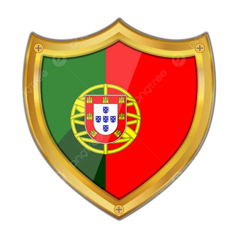 Vintage Portugal Bandera Escudo Clipart Png Cl Sico Bandera De