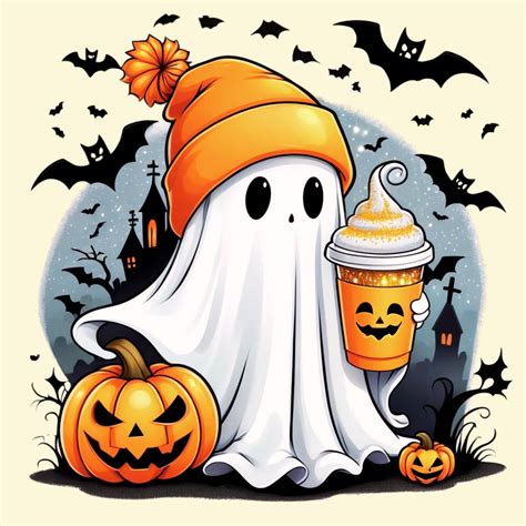 Cute Ghost T Shirt Png Halloween Ghost Design Ghost Shirt Svg Png