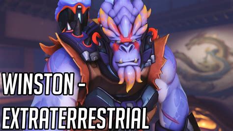 Winston Extraterrestrial Skin Showcase Overwatch 2 YouTube