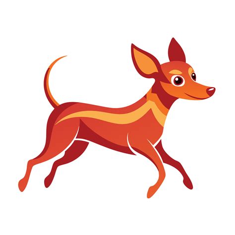 Chiweenie Dog Runs Kawaii 48575362 Vector Art At Vecteezy
