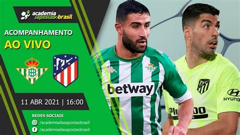 Real Betis vs Atlético Madrid ao vivo La Liga Acompanhamento YouTube