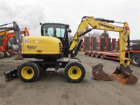 Yanmar B W Mobilbagger Schaeff Terex Wheel Excavator For Sale