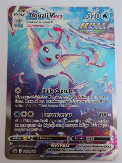 Carte Pokemon Aquali Vmax Jumbo Pv Swsh Promo Grande Carte