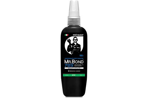 Анаэробный герметик Mr.Bond 705 демонтаж с усилием, синий, 100 г ...