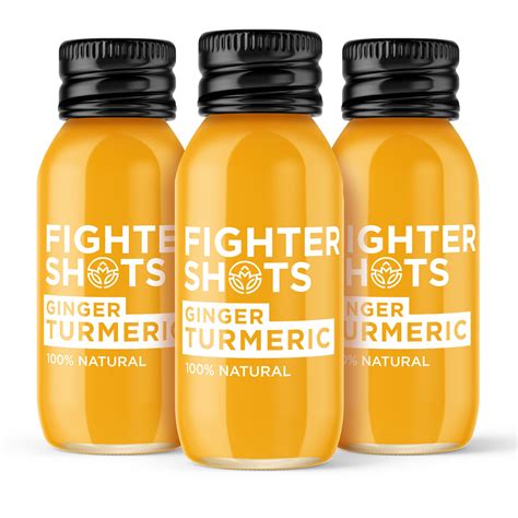 Natural Ginger Turmeric Shots 12 X 60ml