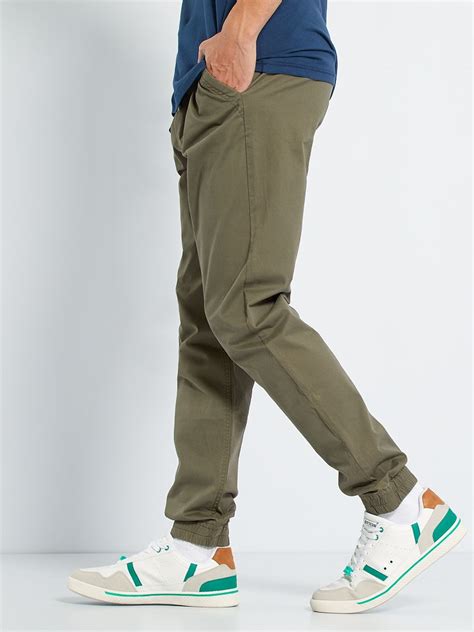 Pantalón chino corte jogger KAKI Kiabi 15 00