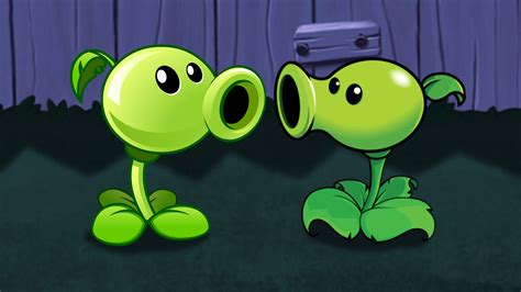 Peashooter pvz1 meets Peashooter pvz2 : r/PlantsVSZombies