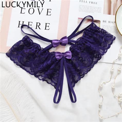Women S Sexy Lingerie Hot Erotic Thong Panties Porn Lace Transparent