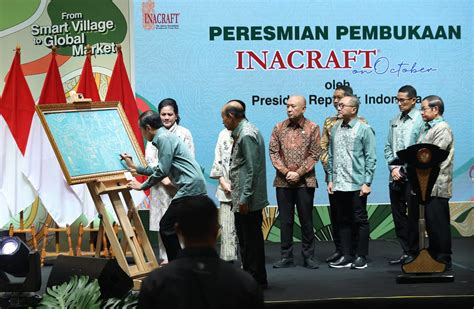 Inacraft Dibuka Presiden Umkm Binaan Pln Dari Papua Hingga