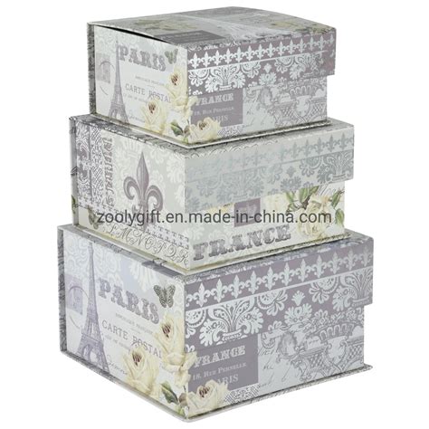 Custom Silver Hot Stamping Magnetic Closure Gift Box With Lid Rigid