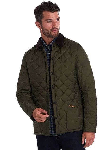 Barbour Mens Heritage Liddesdale Quilted Jacket Olive A Farley