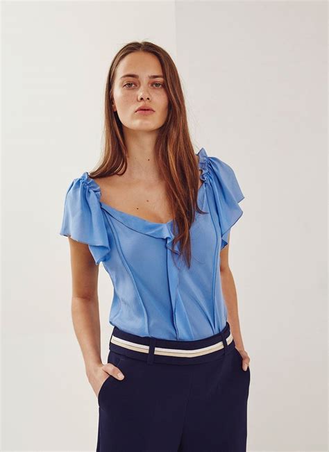 Blusa Fluida De Seda Camisas Y Blusas Adolfo Dominguez Shop Online