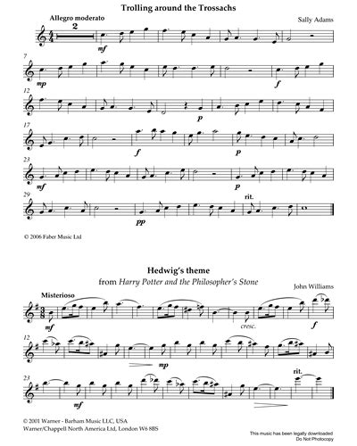 Hedwigs Theme From Harry Potter And The Goblet Of Fire Sheet Music