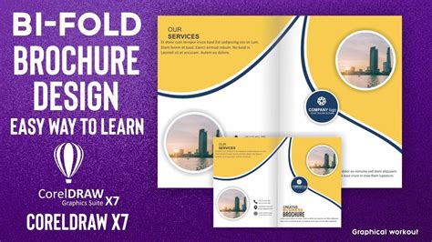 Bi Fold Brochure Design Templates Tutorial Coreldraw Amazing