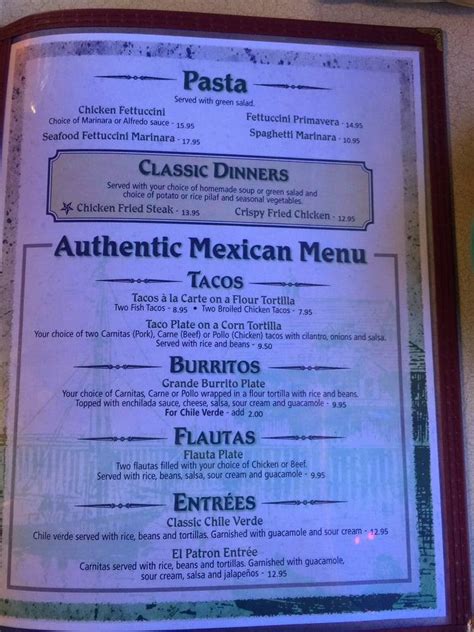 Menu At Hungry Fisherman Restaurant Morro Bay