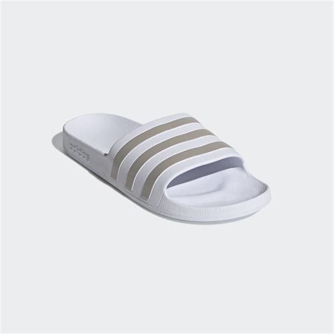 Adidas Adilette Aqua Slides White Adidas Lk