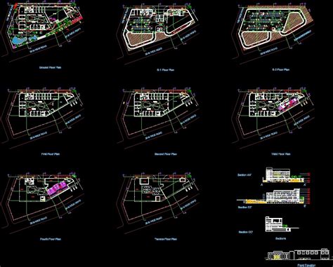 Commercial Complex Dwg Plan For Autocad Designs Cad