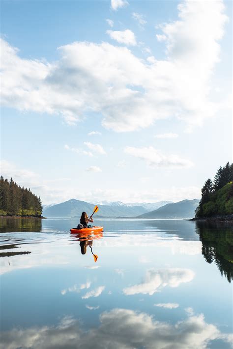 Lake Mountains Landscape Portrait Display Kayaks Wallpaper Resolution